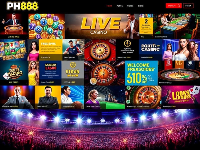 Welcome to PH888, the premier online casino offering an extensive selection of gambling games, including slots, poker, blackjack, and live dealer options. Enjoy real money gaming, lucrative bonuses, and top-tier entertainment at PH888.com.